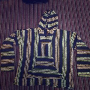 Island Water Sports Wool Poncho